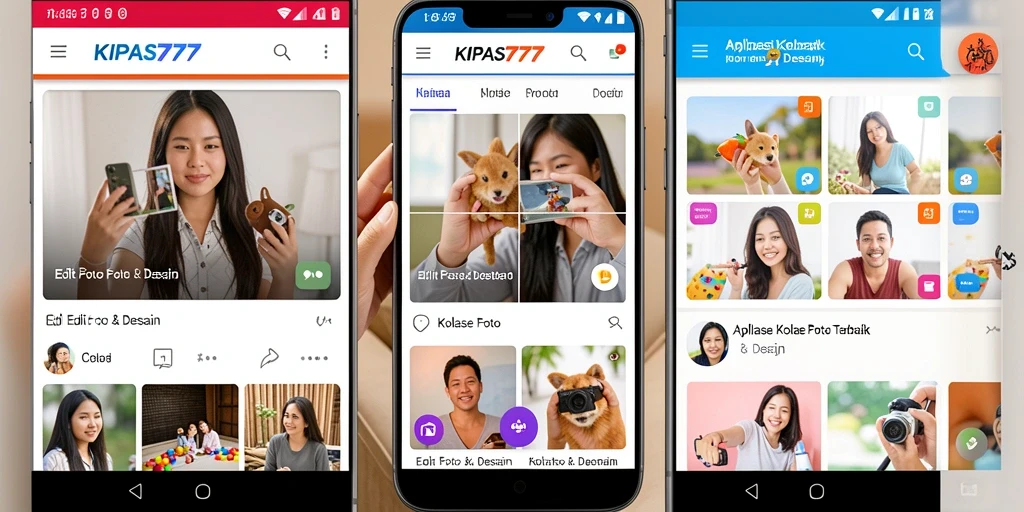 Antarmuka pengguna KIPAS777 untuk kolase foto yang menarik.